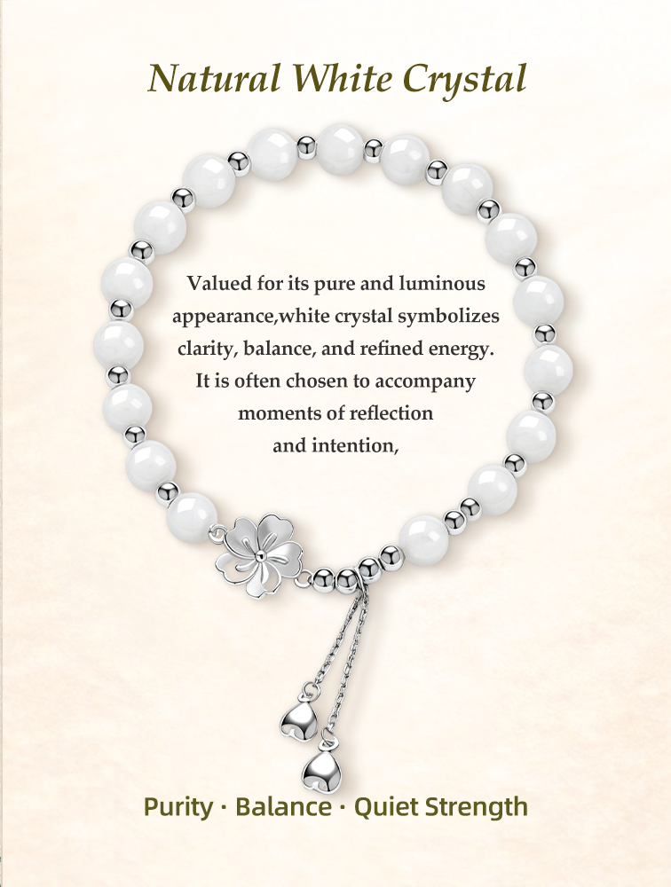 𝐅𝐢𝐯𝐞-𝐋𝐞𝐚𝐟 𝐋𝐮𝐜𝐤𝐲 𝐅𝐥𝐨𝐰𝐞𝐫 𝐖𝐡𝐢𝐭𝐞 𝐂𝐫𝐲𝐬𝐭𝐚𝐥 𝐍𝐞𝐜𝐤𝐥𝐚𝐜𝐞🌿🌸𝐖𝐨𝐦𝐞𝐧’𝐬 𝐍𝐚𝐭𝐮𝐫𝐚𝐥 𝐇𝐞𝐚𝐥𝐢𝐧𝐠 𝐂𝐫𝐲𝐬𝐭𝐚𝐥 𝐁𝐫𝐚𝐜𝐞𝐥𝐞𝐭 ✅𝘁𝗿𝗶𝗽𝗹𝗲 𝗽𝗿𝗼𝘁𝗲𝗰𝘁𝗶𝗼𝗻 𝘁𝗼 𝗲𝗮𝘀𝗲 𝗮𝗻𝘅𝗶𝗲𝘁𝘆, 𝗶𝗻𝘃𝗶𝘁𝗲 𝗻𝗲𝘄 𝗯𝗲𝗴𝗶𝗻𝗻𝗶𝗻𝗴𝘀 𝗮𝗻𝗱 𝗴𝗼𝗼𝗱 𝗳𝗼𝗿𝘁𝘂𝗻𝗲, 𝗮𝗻𝗱 𝗲𝗻𝗵𝗮𝗻𝗰𝗲 𝗲𝗺𝗽𝗮𝘁𝗵𝘆. 𝗔 𝘁𝗵𝗼𝘂𝗴𝗵𝘁𝗳𝘂𝗹 𝗴𝗶𝗳𝘁 𝗳𝗼𝗿 𝗳𝗿𝗶𝗲𝗻𝗱𝘀, 𝗱𝗮𝘂𝗴𝗵𝘁𝗲𝗿𝘀, 𝗮𝗻𝗱 𝗺𝗼𝘁𝗵𝗲𝗿𝘀