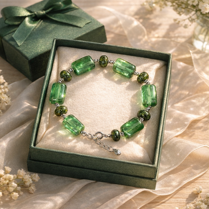 𝐖𝐞𝐚𝐥𝐭𝐡 𝐀𝐜𝐜𝐮𝐦𝐮𝐥𝐚𝐭𝐢𝐨𝐧 & 𝐒𝐭𝐚𝐛𝐢𝐥𝐢𝐭𝐲 · 𝐆𝐫𝐞𝐞𝐧 𝐅𝐨𝐫𝐭𝐮𝐧𝐞 𝐂𝐫𝐲𝐬𝐭𝐚𝐥 𝐄𝐧𝐞𝐫𝐠𝐲 𝐁𝐫𝐚𝐜𝐞𝐥𝐞𝐭💚 ✅𝘁𝗿𝗶𝗽𝗹𝗲 𝗽𝗿𝗼𝘁𝗲𝗰𝘁𝗶𝗼𝗻 𝘁𝗼 𝗲𝗮𝘀𝗲 𝗮𝗻𝘅𝗶𝗲𝘁𝘆, 𝗶𝗻𝘃𝗶𝘁𝗲 𝗻𝗲𝘄 𝗯𝗲𝗴𝗶𝗻𝗻𝗶𝗻𝗴𝘀 𝗮𝗻𝗱 𝗴𝗼𝗼𝗱 𝗳𝗼𝗿𝘁𝘂𝗻𝗲, 𝗮𝗻𝗱 𝗲𝗻𝗵𝗮𝗻𝗰𝗲 𝗲𝗺𝗽𝗮𝘁𝗵𝘆. 𝗔 𝘁𝗵𝗼𝘂𝗴𝗵𝘁𝗳𝘂𝗹 𝗴𝗶𝗳𝘁 𝗳𝗼𝗿 𝗳𝗿𝗶𝗲𝗻𝗱𝘀, 𝗱𝗮𝘂𝗴𝗵𝘁𝗲𝗿𝘀, 𝗮𝗻𝗱 𝗺𝗼𝘁𝗵𝗲𝗿𝘀