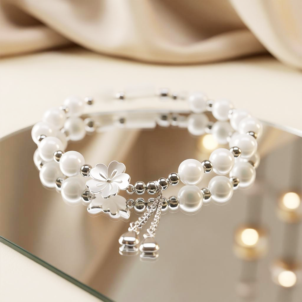 𝐅𝐢𝐯𝐞-𝐋𝐞𝐚𝐟 𝐋𝐮𝐜𝐤𝐲 𝐅𝐥𝐨𝐰𝐞𝐫 𝐖𝐡𝐢𝐭𝐞 𝐂𝐫𝐲𝐬𝐭𝐚𝐥 𝐍𝐞𝐜𝐤𝐥𝐚𝐜𝐞🌿🌸𝐖𝐨𝐦𝐞𝐧’𝐬 𝐍𝐚𝐭𝐮𝐫𝐚𝐥 𝐇𝐞𝐚𝐥𝐢𝐧𝐠 𝐂𝐫𝐲𝐬𝐭𝐚𝐥 𝐁𝐫𝐚𝐜𝐞𝐥𝐞𝐭 ✅𝘁𝗿𝗶𝗽𝗹𝗲 𝗽𝗿𝗼𝘁𝗲𝗰𝘁𝗶𝗼𝗻 𝘁𝗼 𝗲𝗮𝘀𝗲 𝗮𝗻𝘅𝗶𝗲𝘁𝘆, 𝗶𝗻𝘃𝗶𝘁𝗲 𝗻𝗲𝘄 𝗯𝗲𝗴𝗶𝗻𝗻𝗶𝗻𝗴𝘀 𝗮𝗻𝗱 𝗴𝗼𝗼𝗱 𝗳𝗼𝗿𝘁𝘂𝗻𝗲, 𝗮𝗻𝗱 𝗲𝗻𝗵𝗮𝗻𝗰𝗲 𝗲𝗺𝗽𝗮𝘁𝗵𝘆. 𝗔 𝘁𝗵𝗼𝘂𝗴𝗵𝘁𝗳𝘂𝗹 𝗴𝗶𝗳𝘁 𝗳𝗼𝗿 𝗳𝗿𝗶𝗲𝗻𝗱𝘀, 𝗱𝗮𝘂𝗴𝗵𝘁𝗲𝗿𝘀, 𝗮𝗻𝗱 𝗺𝗼𝘁𝗵𝗲𝗿𝘀