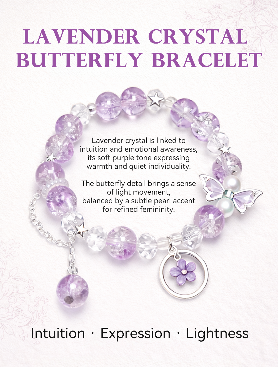 𝐏𝐮𝐫𝐩𝐥𝐞 𝐁𝐮𝐭𝐭𝐞𝐫𝐟𝐥𝐲 𝐑𝐞𝐛𝐢𝐫𝐭𝐡 𝐂𝐫𝐲𝐬𝐭𝐚𝐥 𝐁𝐫𝐚𝐜𝐞𝐥𝐞𝐭🦋✨𝐖𝐨𝐦𝐞𝐧’𝐬 𝐍𝐚𝐭𝐮𝐫𝐚𝐥 𝐇𝐞𝐚𝐥𝐢𝐧𝐠 𝐂𝐫𝐲𝐬𝐭𝐚𝐥 𝐁𝐫𝐚𝐜𝐞𝐥𝐞𝐭 ✅𝘁𝗿𝗶𝗽𝗹𝗲 𝗽𝗿𝗼𝘁𝗲𝗰𝘁𝗶𝗼𝗻 𝘁𝗼 𝗲𝗮𝘀𝗲 𝗮𝗻𝘅𝗶𝗲𝘁𝘆, 𝗶𝗻𝘃𝗶𝘁𝗲 𝗻𝗲𝘄 𝗯𝗲𝗴𝗶𝗻𝗻𝗶𝗻𝗴𝘀 𝗮𝗻𝗱 𝗴𝗼𝗼𝗱 𝗳𝗼𝗿𝘁𝘂𝗻𝗲, 𝗮𝗻𝗱 𝗲𝗻𝗵𝗮𝗻𝗰𝗲 𝗲𝗺𝗽𝗮𝘁𝗵𝘆. 𝗔 𝘁𝗵𝗼𝘂𝗴𝗵𝘁𝗳𝘂𝗹 𝗴𝗶𝗳𝘁 𝗳𝗼𝗿 𝗳𝗿𝗶𝗲𝗻𝗱𝘀, 𝗱𝗮𝘂𝗴𝗵𝘁𝗲𝗿𝘀, 𝗮𝗻𝗱 𝗺𝗼𝘁𝗵𝗲𝗿𝘀