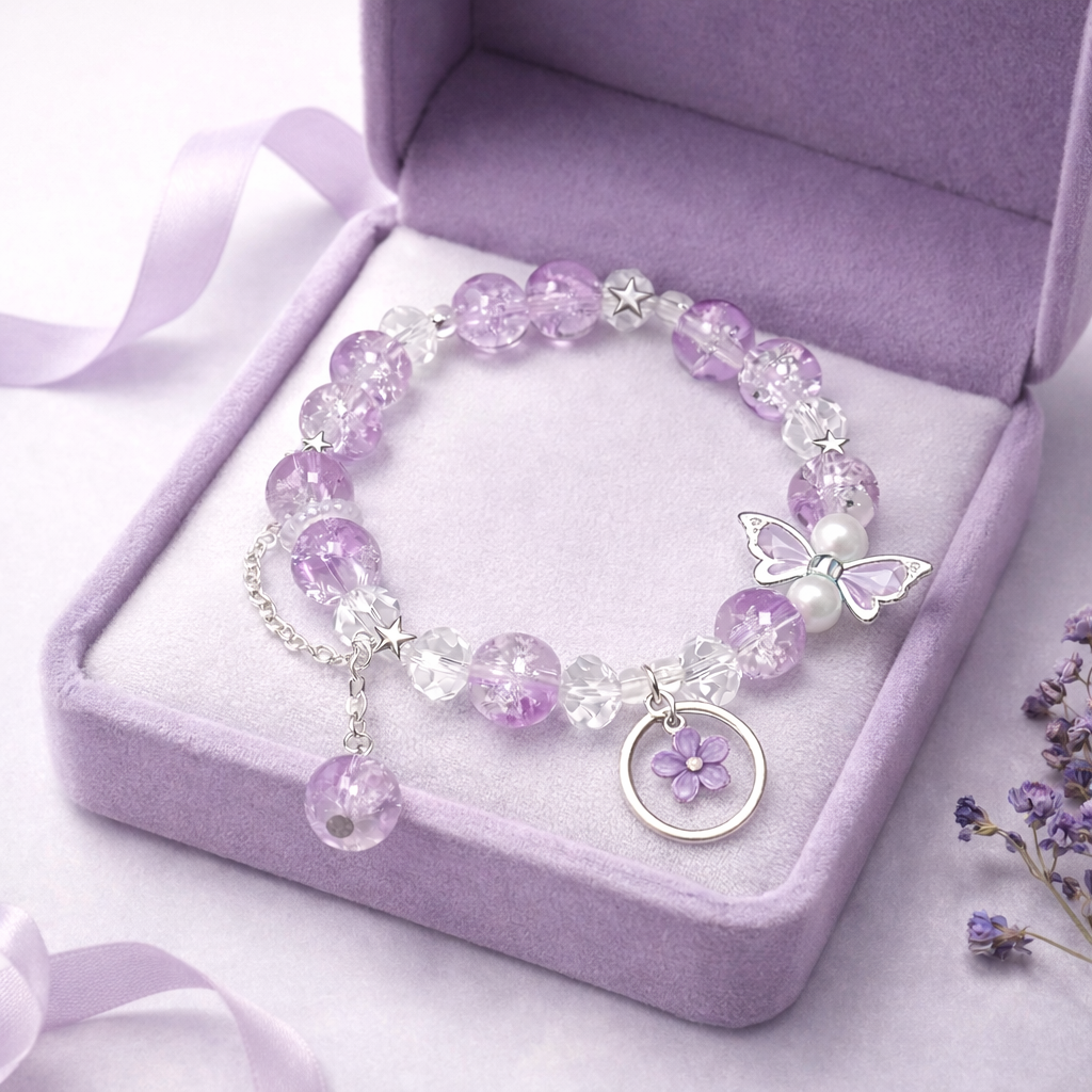 𝐏𝐮𝐫𝐩𝐥𝐞 𝐁𝐮𝐭𝐭𝐞𝐫𝐟𝐥𝐲 𝐑𝐞𝐛𝐢𝐫𝐭𝐡 𝐂𝐫𝐲𝐬𝐭𝐚𝐥 𝐁𝐫𝐚𝐜𝐞𝐥𝐞𝐭🦋✨𝐖𝐨𝐦𝐞𝐧’𝐬 𝐍𝐚𝐭𝐮𝐫𝐚𝐥 𝐇𝐞𝐚𝐥𝐢𝐧𝐠 𝐂𝐫𝐲𝐬𝐭𝐚𝐥 𝐁𝐫𝐚𝐜𝐞𝐥𝐞𝐭 ✅𝘁𝗿𝗶𝗽𝗹𝗲 𝗽𝗿𝗼𝘁𝗲𝗰𝘁𝗶𝗼𝗻 𝘁𝗼 𝗲𝗮𝘀𝗲 𝗮𝗻𝘅𝗶𝗲𝘁𝘆, 𝗶𝗻𝘃𝗶𝘁𝗲 𝗻𝗲𝘄 𝗯𝗲𝗴𝗶𝗻𝗻𝗶𝗻𝗴𝘀 𝗮𝗻𝗱 𝗴𝗼𝗼𝗱 𝗳𝗼𝗿𝘁𝘂𝗻𝗲, 𝗮𝗻𝗱 𝗲𝗻𝗵𝗮𝗻𝗰𝗲 𝗲𝗺𝗽𝗮𝘁𝗵𝘆. 𝗔 𝘁𝗵𝗼𝘂𝗴𝗵𝘁𝗳𝘂𝗹 𝗴𝗶𝗳𝘁 𝗳𝗼𝗿 𝗳𝗿𝗶𝗲𝗻𝗱𝘀, 𝗱𝗮𝘂𝗴𝗵𝘁𝗲𝗿𝘀, 𝗮𝗻𝗱 𝗺𝗼𝘁𝗵𝗲𝗿𝘀